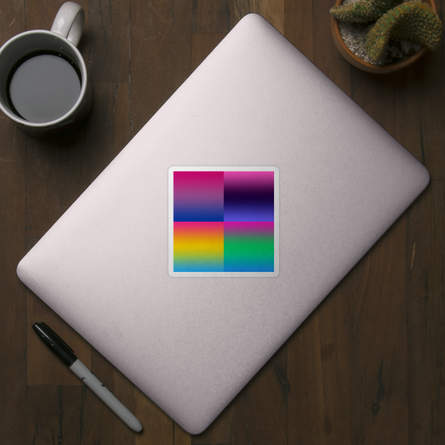 Bi+ Gradients (2x2 Cube) by opalaricious